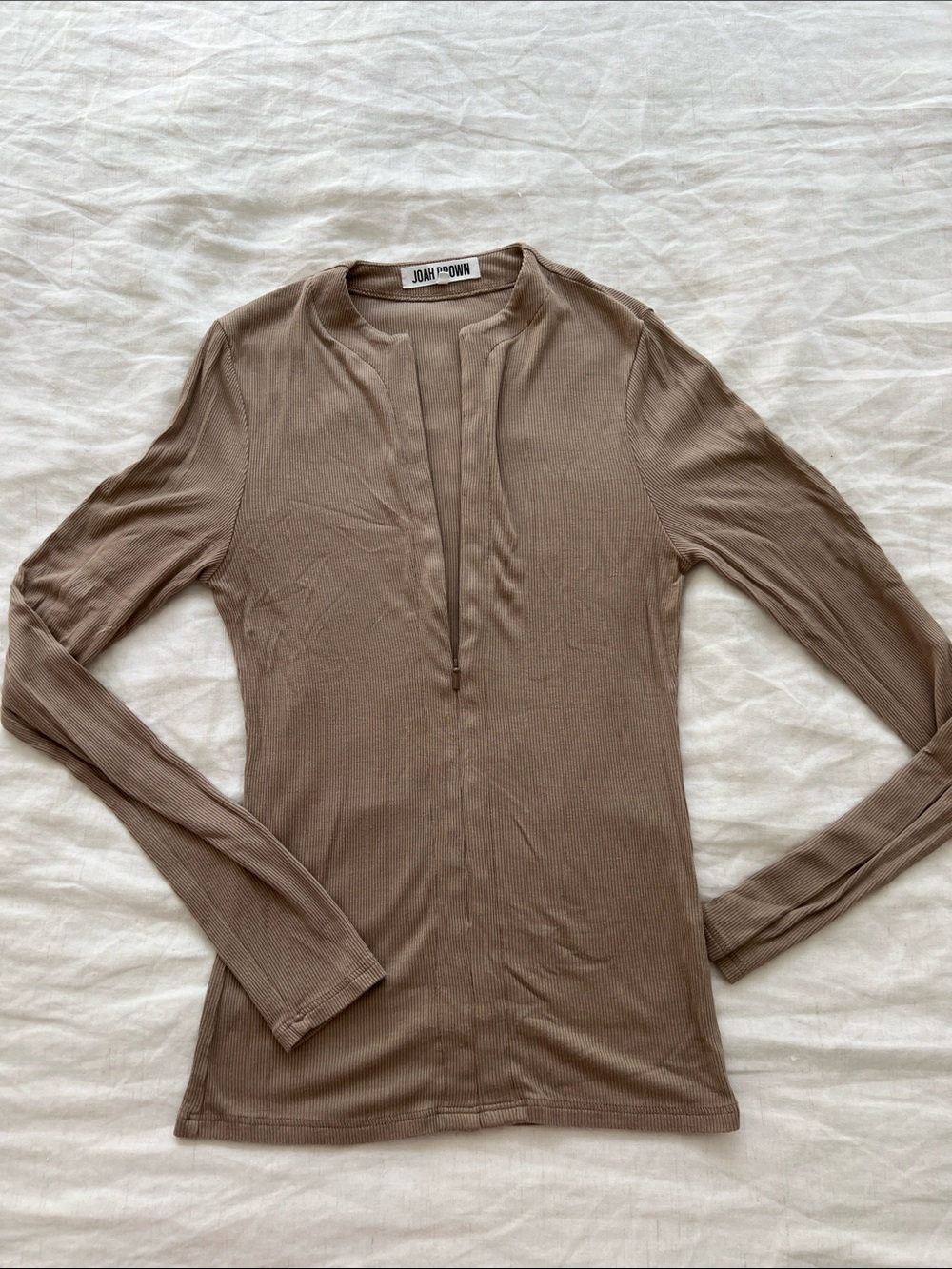 Joah Brown Invisible Zip Long Sleeve